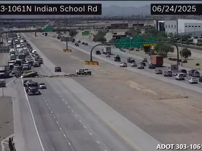 Major Food Truck Crash Leads to Partial Closure of Loop 303 in West Valley