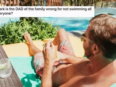Waterpark Dad Sparks Debate on Family Vacation Responsibilities