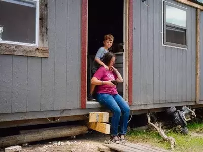 A Mother's Return to a Flood-Ravaged Home in Texas