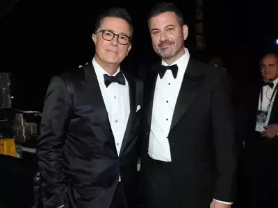 Jimmy Kimmel reage ao fim do programa de Stephen Colbert