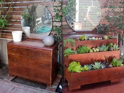 Transforma tu jardín con ingenio: Macetas y huertos creativos a partir de objetos reciclados