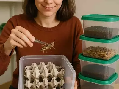 La microganadería urbana: Criando insectos para un futuro sostenible en el hogar