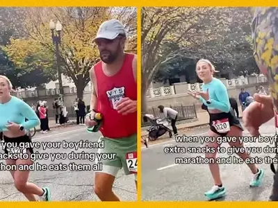 Boyfriend's Snack Sabotage During Marathon Sparks Online Outrage