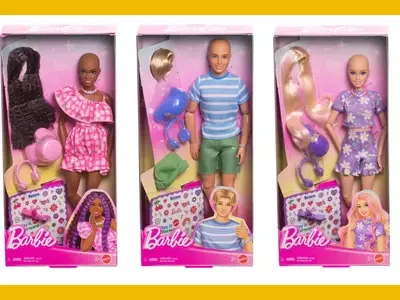 Mattel Unveils New 'Brave' Barbie and Ken Dolls to Support Children with Hair Loss