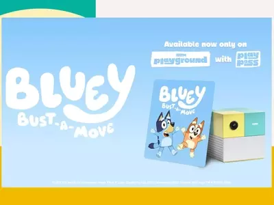 Bluey: Bust-a-Move, the new interactive video game, encourages active play