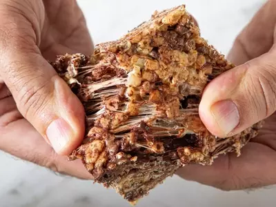 Enhanced Chocolate Crispy Rice Treats with Malted Flavor