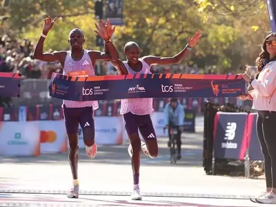 Kenyan Runners Triumph at New York City Marathon, Dominating Men's and Women's Races