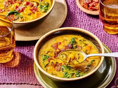 Hearty Autumnal Soup: Wild Rice & Pumpkin Delights