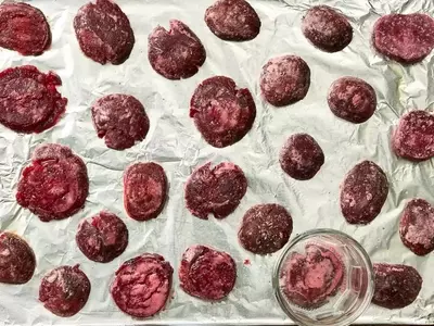 Crispy Smashed Beets with Feta and Pistachios