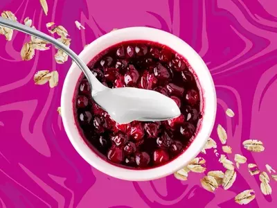 Repurpose Leftover Cranberry Sauce with Delicious Baked Oats