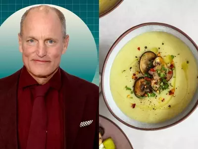 Woody Harrelson and Laura Louie's Vegan Creamy Potato Leek Soup Recipe