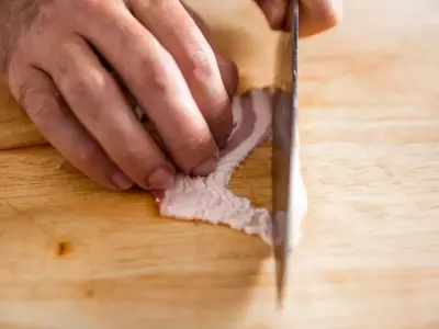 Mastering the Art of Dicing Fatty Pork: A Chilling Revelation