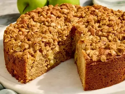Traditional Irish Apple Cake with a Healthy Twist