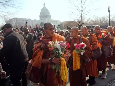 Monks' Peace Journey Culminates in Washington D.C.