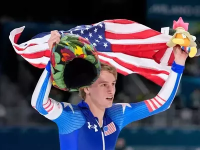 Stolz Dominates 1000m Speed Skating at Milan Cortina Games