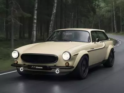 Autoforma Unveils Exquisite Volvo P1800ES Restomod