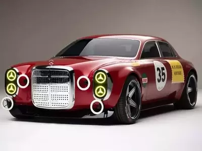 Mercedes-AMG's Iconic "Red Pig" Sedan Gets a Modern Redesign