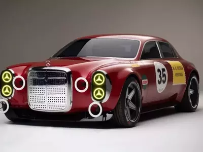 Mercedes-Benz Unveils 'Red Pig' Homage Concept