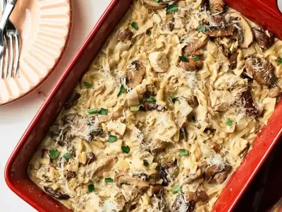 Chicken Marsala Orzo Bake: A Hearty and Healthy Casserole