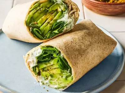 Quick and Healthy Cucumber-Spinach Wrap for a Wholesome Meal