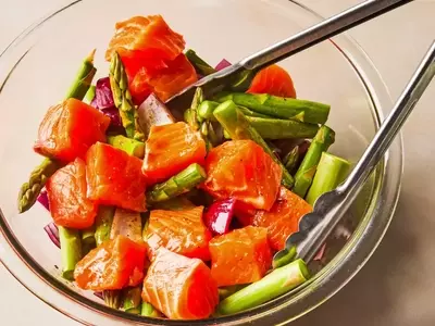 Effortless Balsamic Salmon & Asparagus Sheet Pan Dinner