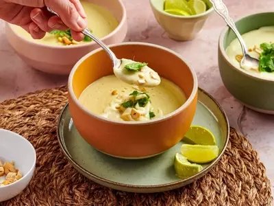 Creamy Thai-Inspired Parsnip Soup with Coconut and Aromatics