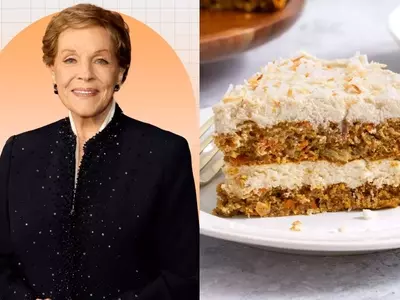 Julie Andrews' Carrot Cake: A Healthier Twist with Tofu Frosting