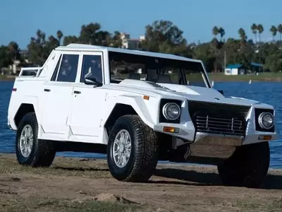The Untamed Majesty of the 1990 Lamborghini LM002: A Rare 'Rambo Lambo' Up for Auction