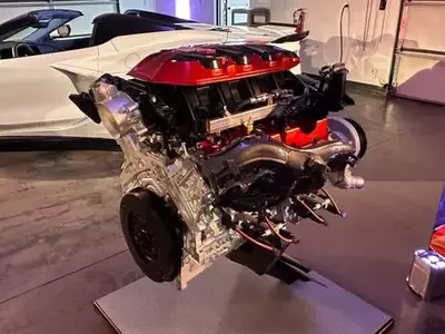 GM Unveils Potent 6.7L LS6 V-8 Engine for 2027 Corvette Lineup