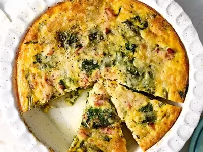 Delightful Morning Quiche: A Festive and Wholesome Breakfast Treat