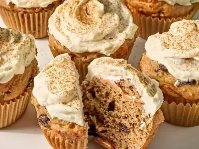 Nourishing Carrot Cake Muffins: A High-Protein Delight
