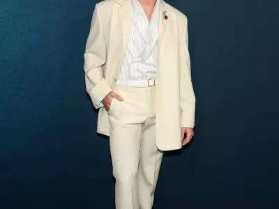 Connor Storrie's Monochromatic Style Triumph at Tiffany & Co. Event