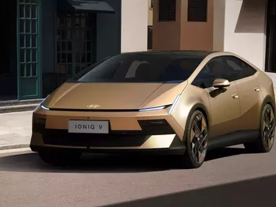 Hyundai Introduces Ioniq V Electric Sedan for Chinese Market