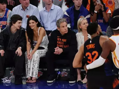 Kylie Jenner and Timothée Chalamet's Courtside Style Statement at Knicks Game