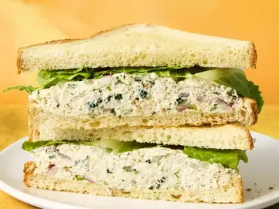 A Refreshing Twist on Chicken Salad: Labneh, Za'atar, and Lemon