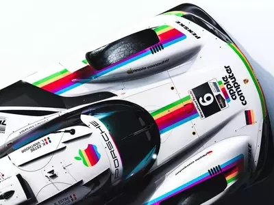 Porsche Revives Iconic Apple Livery for 963 Race Cars