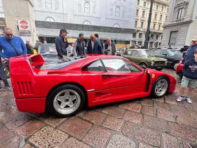 Piazza Affari: Milan's Unconventional Car Enthusiast Gathering
