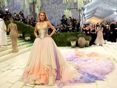 Blake Lively's Stunning Comeback to the Met Gala in Vintage Atelier Versace
