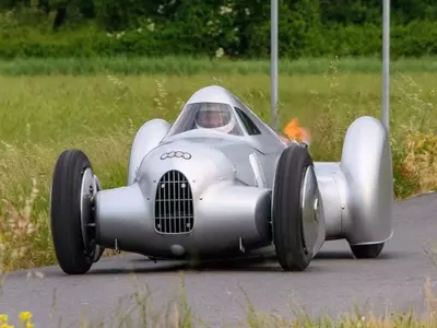 Audi Recreates Auto Union Lucca, a Legendary 1930s Speed-Record Car