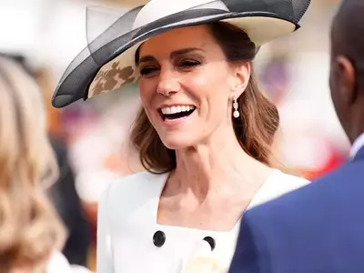 Kate Middleton's Enchanting Garden Party Attire at Buckingham Palace
