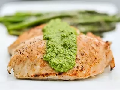Elevating Grilled Chicken: Arugula Pesto with a Peppery Twist