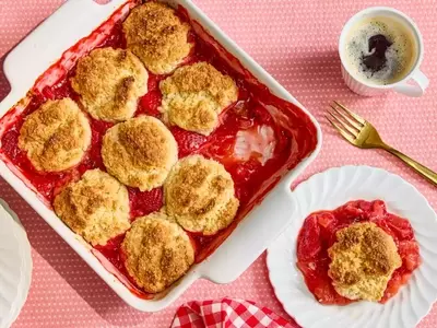 Perfect Strawberry Cobbler with Biscuit Topping