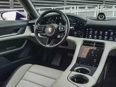 2025 Porsche Taycan 4: A Look Inside the Refined Electric Sedan