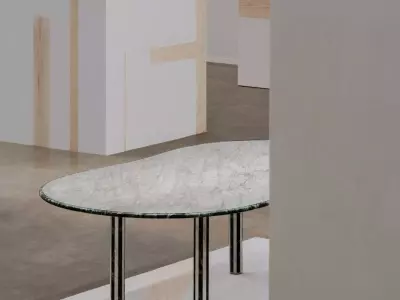Hermès Introduces Luxurious "Stadium" Table at Milan Design Week