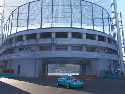 Locating the Edogawa Baseball Stadium in Forza Horizon 6's "Pitcher Perfect" Challenge