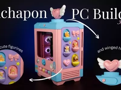 A Whimsical Gachapon PC Build Steals the Show at Computex