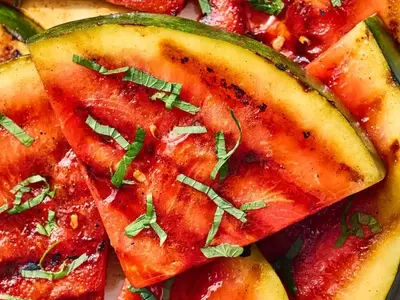 Grilled Watermelon with Honey-Lime-Cayenne Glaze: A Spicy Summer Treat