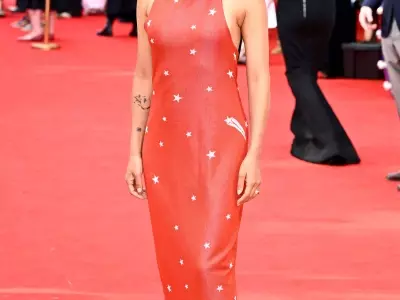 Greta Lee's Refined Style Shines on 'Toy Story 5' Press Tour