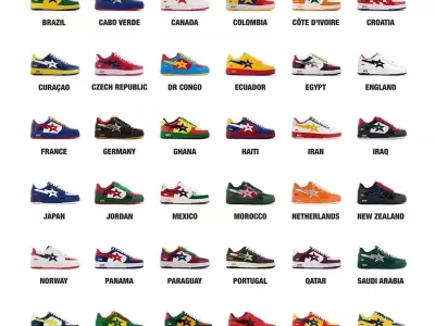 BAPE and KidSuper Unite for 2026 World Cup Sneaker Collection