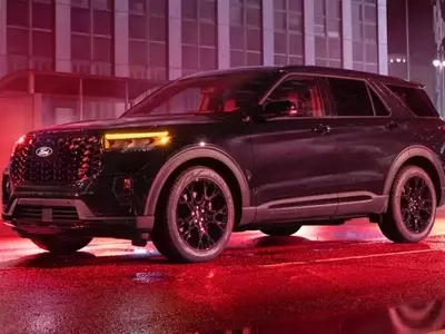 Ford Explorer ST Unveils New "Sinister" All-Black Appearance Package for 2027 Model